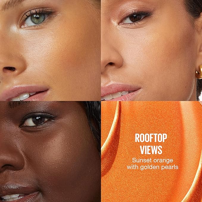 Maybelline Sunkisser Multi-Use Liquid Blush and Bronzer, Blendable, Longwear, Glowy Make Up, Rooftop Views, 1 Count-VivaGrace Women