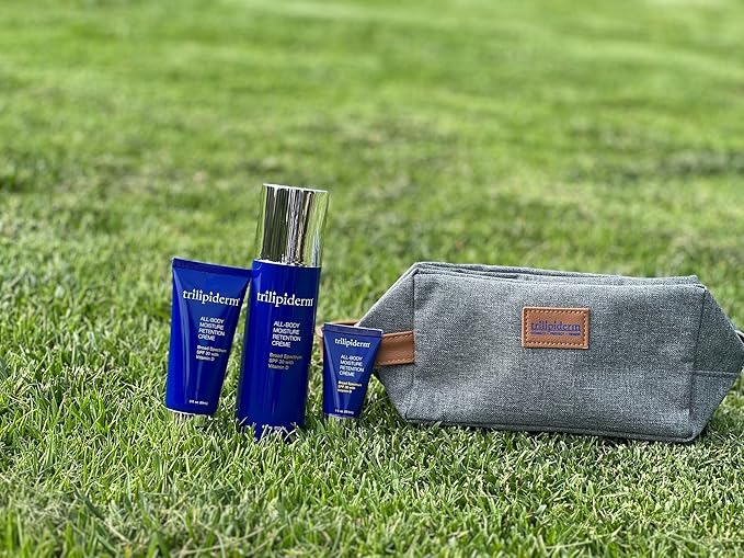 Trilipiderm All-Body Moisture Retention Créme 1oz x 3 + Broad Spectrum SPF 30 1oz x 3-VivaGrace Women