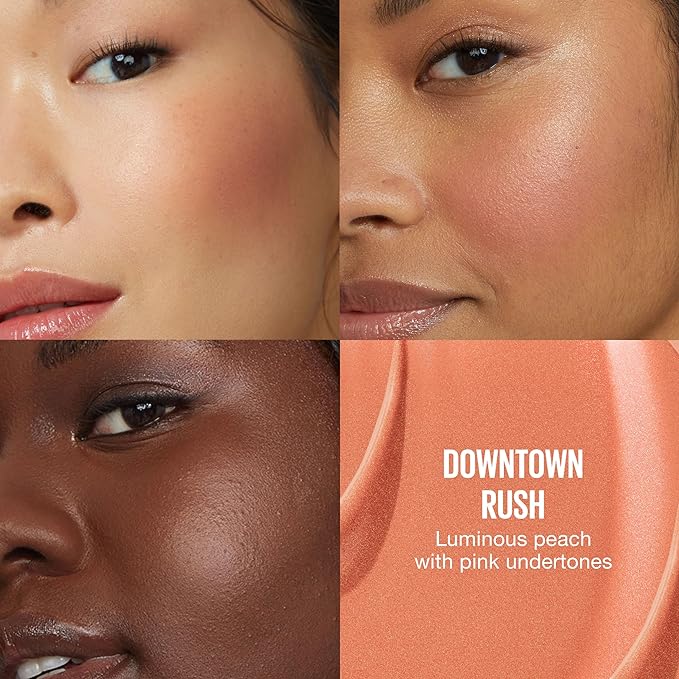 Maybelline Sunkisser Multi-Use Liquid Blush and Bronzer, Blendable, Longwear, Glowy Make Up, Downtown Rush, 1 Count-VivaGrace Women