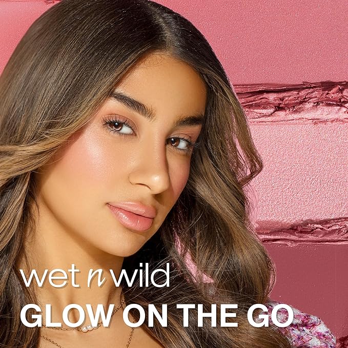 wet n wild Mega Glo Makeup Stick, Buildable Color, Versatile Use, Cruelty-Free & Vegan - Say It Ain't Rose-VivaGrace Women