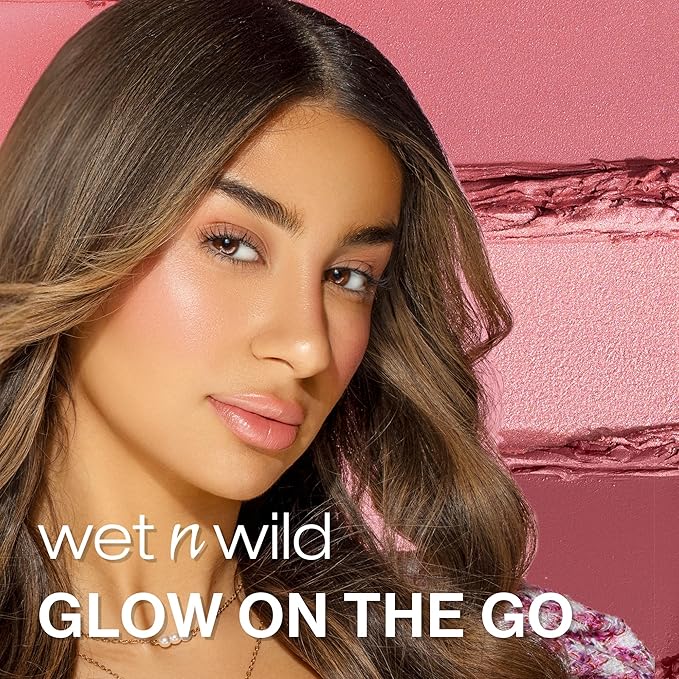 wet n wild Mega Glo Makeup Stick, Buildable Color, Versatile Use, Cruelty-Free & Vegan - Dusty Pink-VivaGrace Women