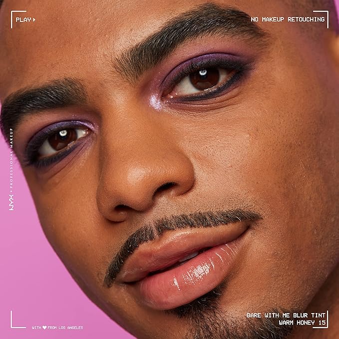 NYX PROFESSIONAL MAKEUP Bare With Me Blur Skin Tint Foundation Make Up with Matcha, Glycerin & Niacinamide - Warm Honey-VivaGrace Women