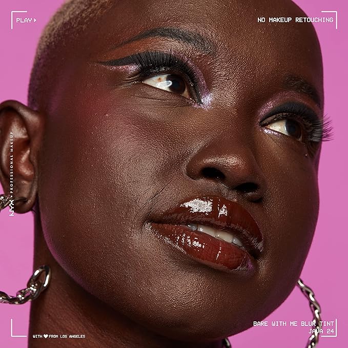 NYX PROFESSIONAL MAKEUP Bare With Me Blur Skin Tint Foundation Make Up with Matcha, Glycerin & Niacinamide - Java-VivaGrace Women