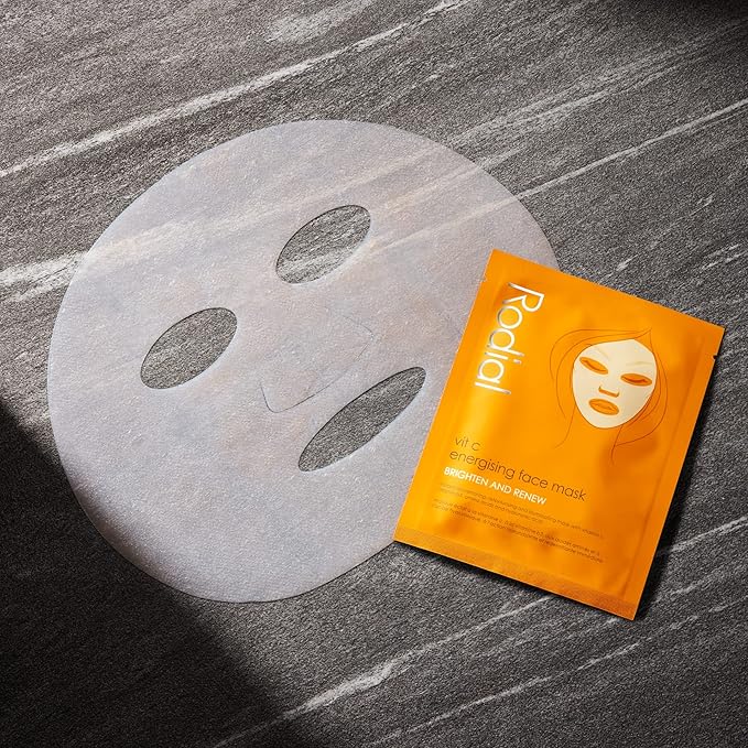 Rodial Vit C Energising Sheet Masks,0.67 Fl Oz (Pack of 4)-VivaGrace Women