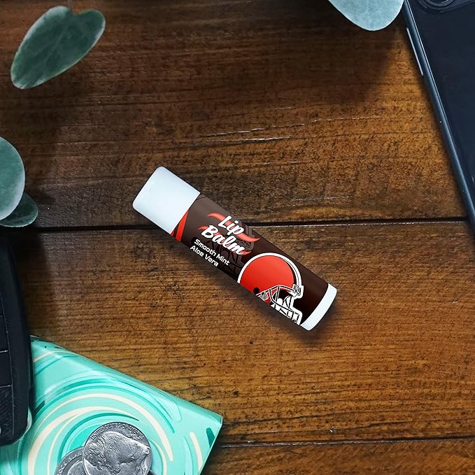 FANMATS 34638 Cleveland Browns Smooth Mint SPF 15 Lip Balm-VivaGrace Women