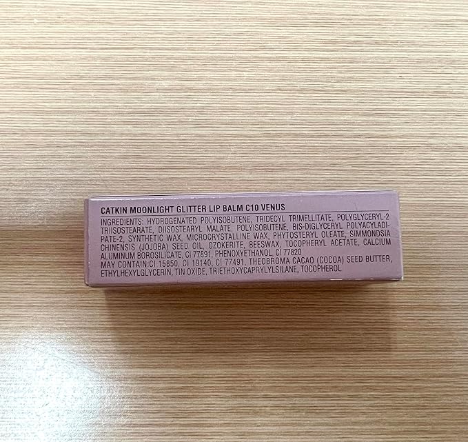 Catkin Lip Balm Color Tinted Glitter Lipstick Ultra Hydrating Lip Moistrurizer Chapstick with Vitamin E Nourishing For Cracked & Dry Lips 0.12 oz C10 Venus - Peach Pink …-VivaGrace Women