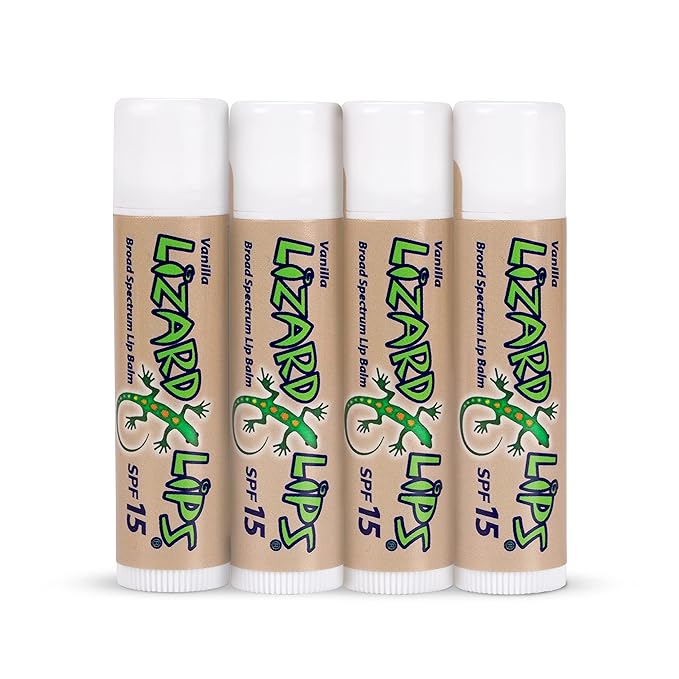 Lizard Lips SPF 15 Lip Balm (Vanilla)-VivaGrace Women