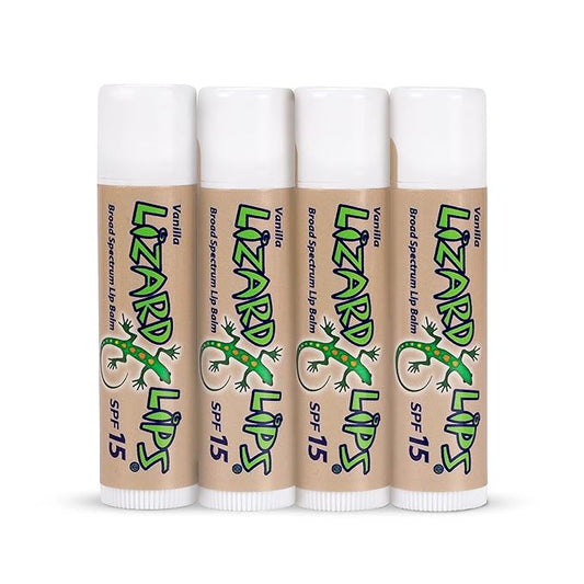 Lizard Lips SPF 15 Lip Balm (Vanilla)-VivaGrace Women