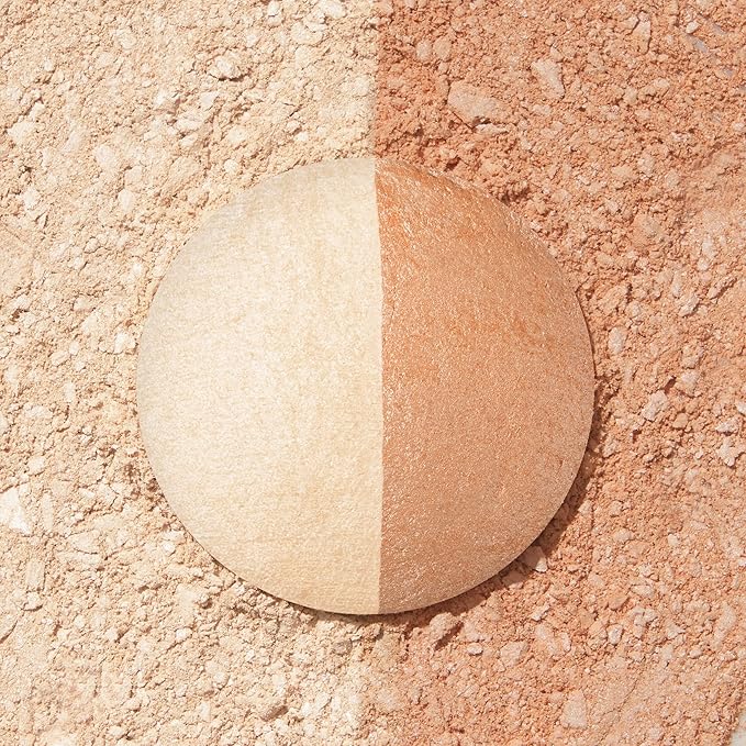 LAURA GELLER NEW YORK Baked Original Low Glow Illuminating Highlighter Duo, French Vanilla/Portofino-VivaGrace Women