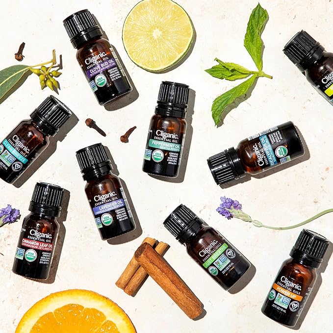 Cliganic Organic Peppermint Essential Oil - 100% Pure Natural for Aromatherapy Diffuser | Non-GMO Verified (Packaging May Vary)-VivaGrace Women