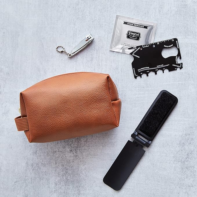 Pinch Provisions Hemergency Kit for Men, includes 30 Style & Grooming Essentials, Gift & Accessory for Grooms, Best Man, Personal Care, Travel or Cars-VivaGrace Women