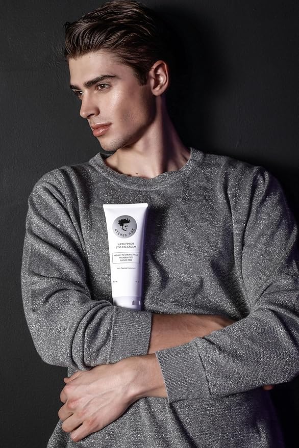 Avenue Man Sleek Finish Cream - 7 oz - Hair Styling Cream for Men with Acai & Soy Protein - Hair Putty for Smooth Control & Structure - Hair Paste for Men for Textured, Slick Back or Classic Looks-VivaGrace Women