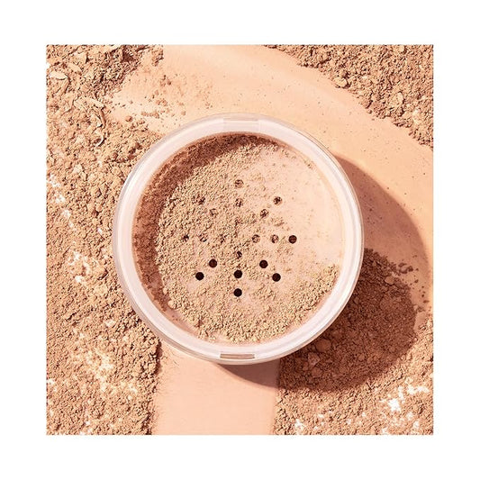COVER FX Perfect Setting Powder - Shade Medium- Loose Makeup Finishing Powder - Mattify Skin and Lock in Makeup - Blurs Fine Lines - Full Size-VivaGrace Women