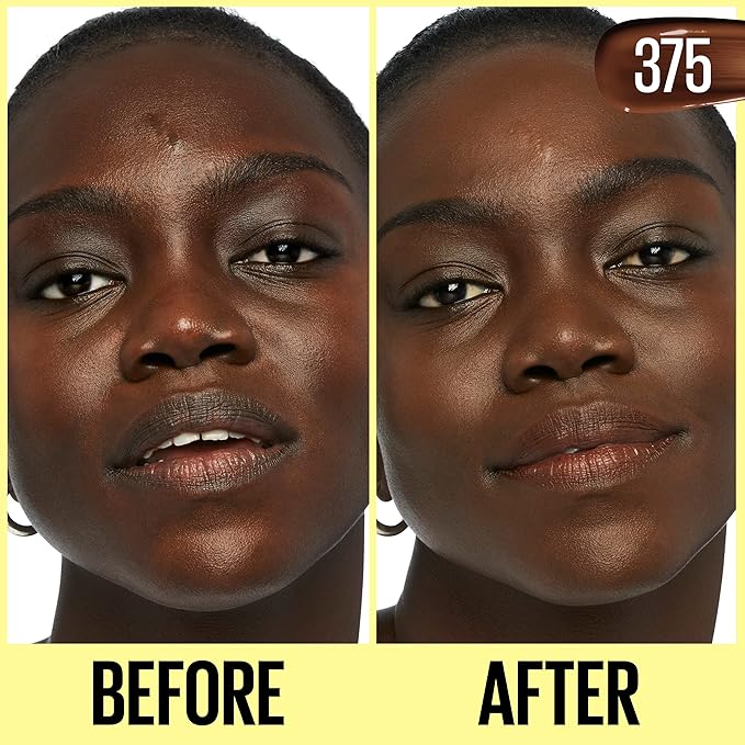 Maybelline Fit Me Tinted Moisturizer, Natural Coverage, Face Makeup, 375, 1 Count-VivaGrace Women