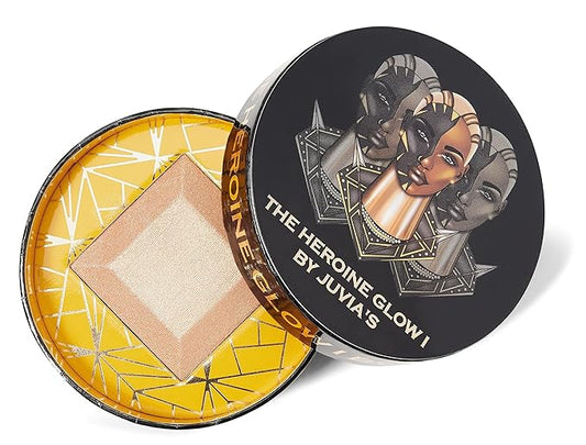 Juvia's Place Highlighter Heroine Glow I - Highlighter Powder, Baked Highlighter, Shimmer Highlighter Makeup, Long-Wearing & Illuminating Cheek Highlighter - Suitable for all skin tones-VivaGrace Women
