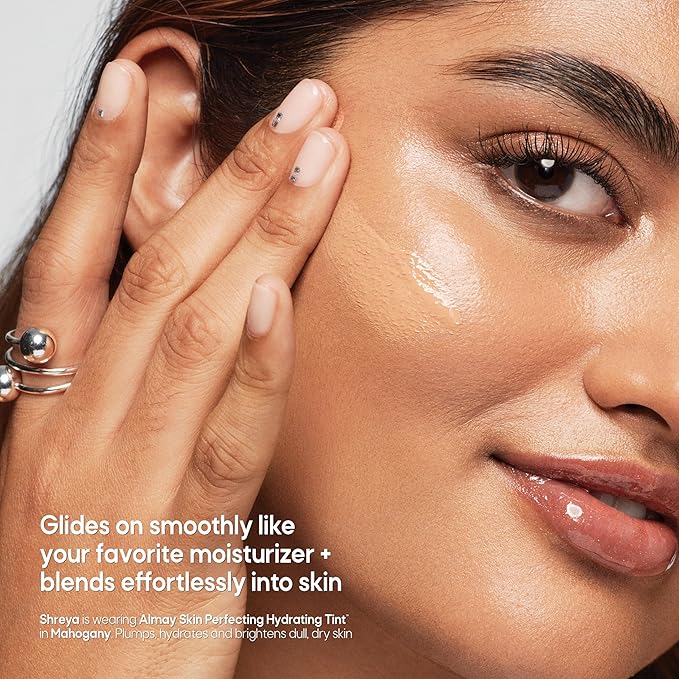 Almay Hydrating Liquid Foundation Tint, Lightweight with Light Coverage, Naturally Dewy Finish, Hypoallergenic, Dermatologist TestedFragrance Free, 110 Buff, 0.94 fl oz.-VivaGrace Women