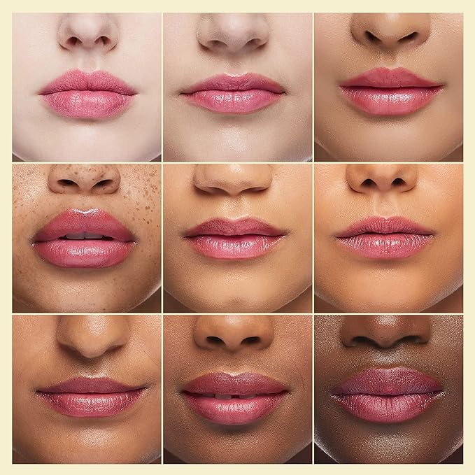 Flower Lip Balm - Color Changing Lipstick Jelly Lip Stain for Perfect Pink Shade, Unique pH Lip Balm for Your Lips, Vegan Flower Balm (Blue Flower)-VivaGrace Women