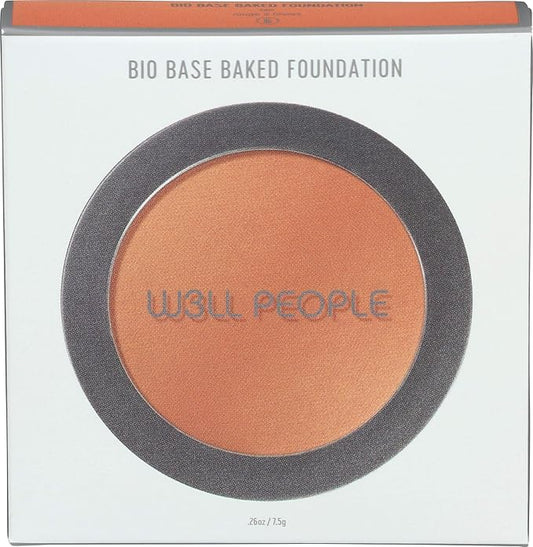 Well People Bio Powder Foundation, Lightweight & Hydrating Foundation For Perfecting & Smoothing Skin, Semi-Matte Finish, Vegan & Cruelty-free, 6N-VivaGrace Women