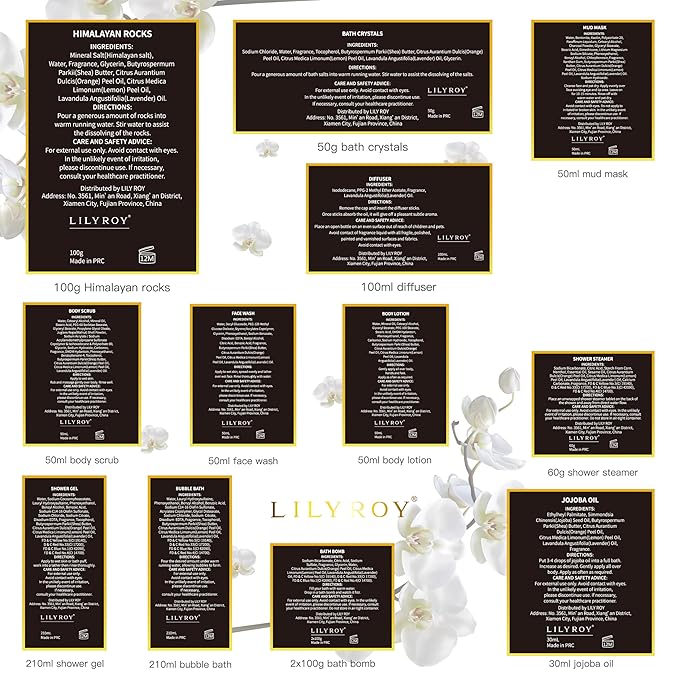 Mothers Day Gifts for Mom - Luxury 18-Piece Gold Leather Spa Gift Set, Premium Bath Collection with Bath Bomb | Father's Day Christmas Birthday Gifts, All Occasion Ultimate Holiday Gift for Her & Him-VivaGrace Women