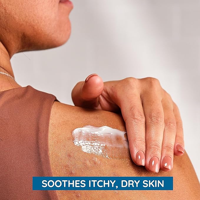 Aveeno Skin Relief Moisturizing Lotion for Very Dry, Itchy Skin with Soothing Triple Oat & Shea Butter Formula, Fragrance Free, 12 Fl. Oz-VivaGrace Women