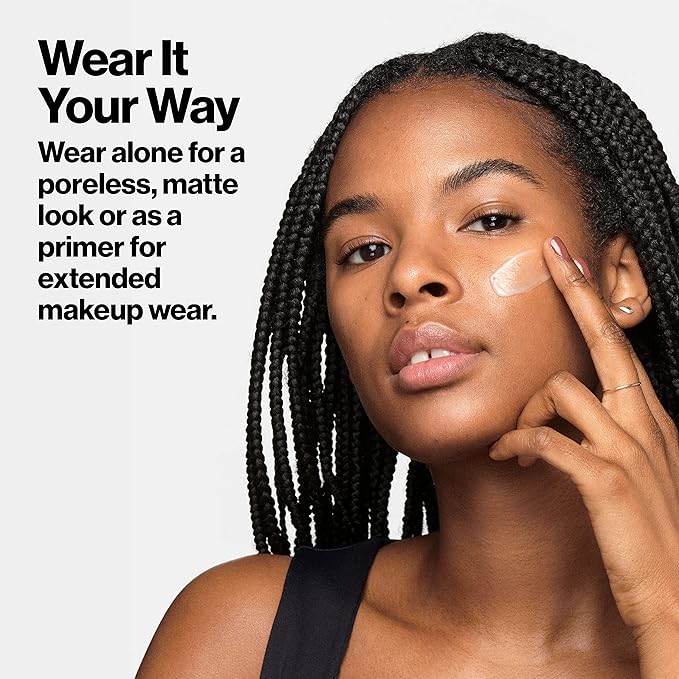 Revlon ColorStay Grip Primer, Mattifying, Blurring & Oil Absorbing Face Makeup, Absorb Sebum, Blurs Imperfections and Reduces Pore Appearance, 1 fl oz.-VivaGrace Women