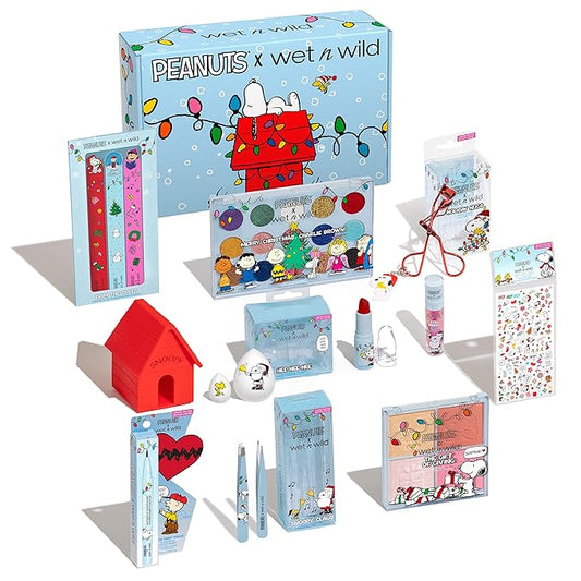 wet n wild Peanut Collection PR Box - Makeup Set with Versatile Brushes, Vibrant Buildable & Blendable Palettes, & Lip Glosses for Unique Looks, Cruelty-Free & Vegan-VivaGrace Women