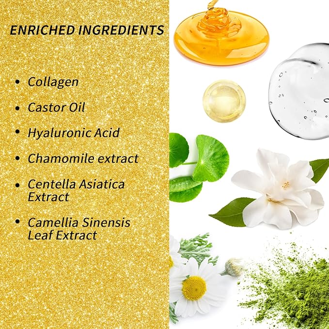 Eye Gel Pads - 24 Pairs Golden Under Eye Patches with Collagen & Hyaluronic Acid, Anti-Aging Eye Mask for Puffiness, Dark Circles & Wrinkles, Relieve, Refreshing & Revitalize Skin-VivaGrace Women