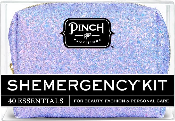 Pinch Provisions Shemergency Kit for Her, 40 Emergency Essential Items, Compact, Multi-Functional Pouch, Gift for Women, Birthday, Bachelorette Parties, and More!-VivaGrace Women