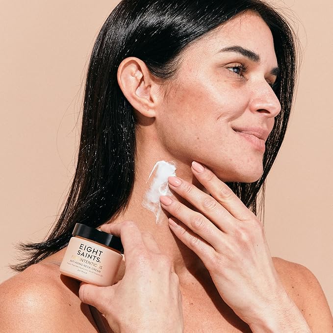 Eight Saints Firm Intentions Anti Aging Neck Cream, Natural & Organic, For Firming Skin and Reducing Wrinkles, 2 Ounces-VivaGrace Women