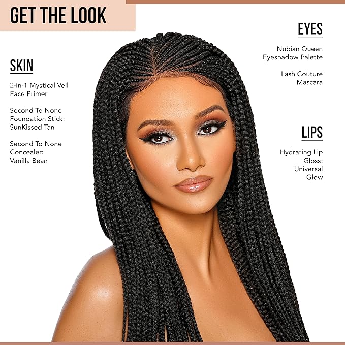 Glamazon Second to None Foundation Stick, Sunkissed Tan, Light-to-Full Coverage, Weightless Makeup With a Glowy Natural Finish-VivaGrace Women