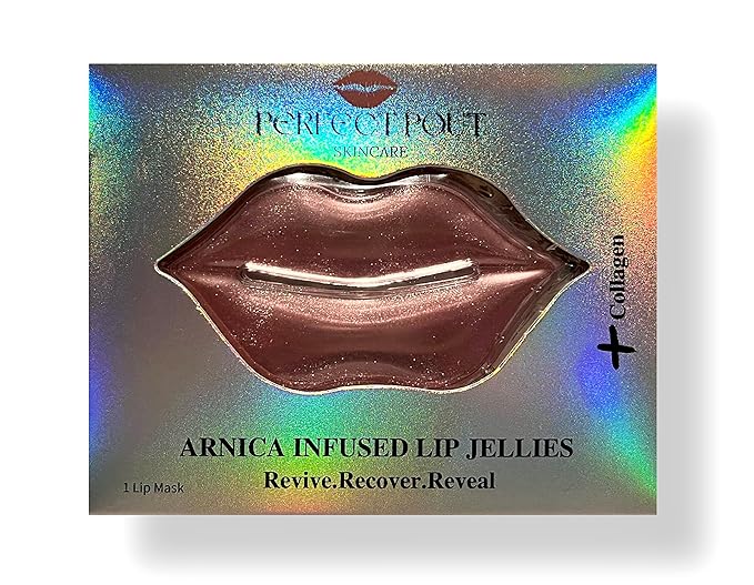 Natural Arnica and Collagen Lip Jellies Lip Mask | Lip Care | Moisturizes & heals lips | reduces fine lines | lip filler recovery | arnica infused lip mask | anti-aging-VivaGrace Women