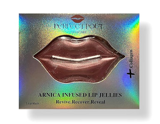 Natural Arnica and Collagen Lip Jellies Lip Mask | Lip Care | Moisturizes & heals lips | reduces fine lines | lip filler recovery | arnica infused lip mask | anti-aging-VivaGrace Women