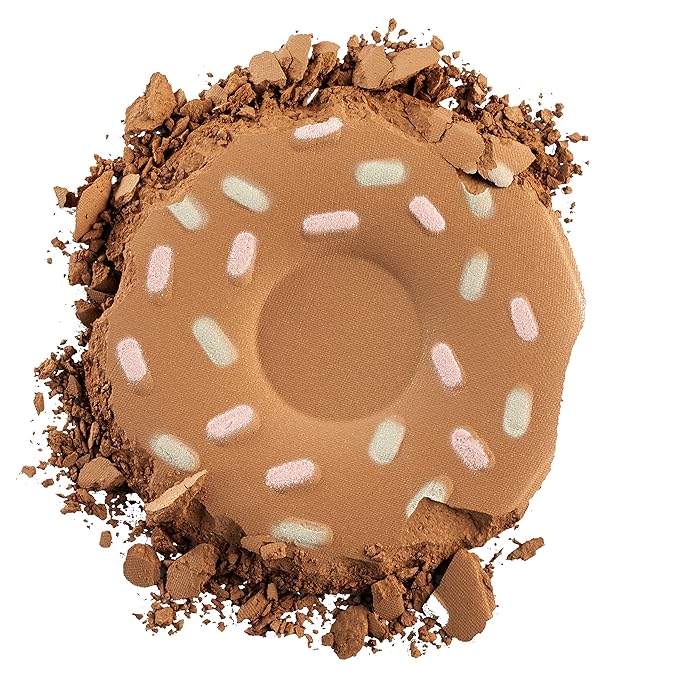 Physicians Formula Murumuru Butter Cheat Day Donut Bronzer, Lightweight, Cruelty-Free, For Sensitive Skin, Dark Shimmer Cream Bronzer, 0.38Oz, Sprinkles-VivaGrace Women