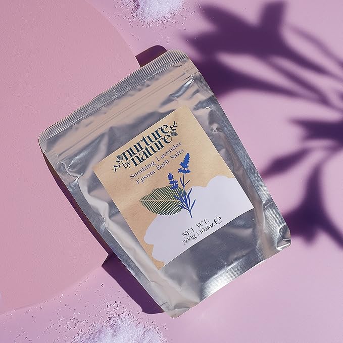 Nurture by Nature's MOMENT FOR MAMA Gift Set, Lavender Pillow Mist, Spa Gift Baskets for Women, 6 Pcs Per Bath Set, Mom Spa Gift Set, Relaxation Kit, Body butter, Shower Oil, Essential Oil Roll on-VivaGrace Women