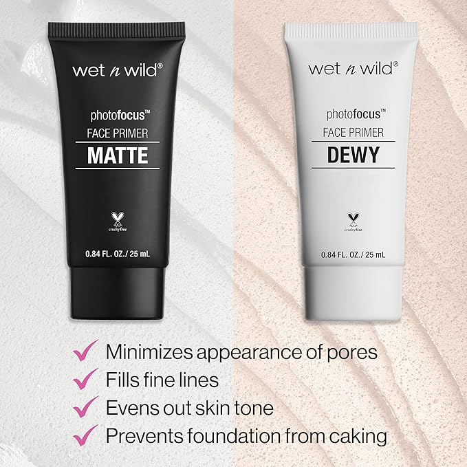 wet n wild Face Primer Photo Focus Matte Face Primer Clear Partners in Prime-VivaGrace Women