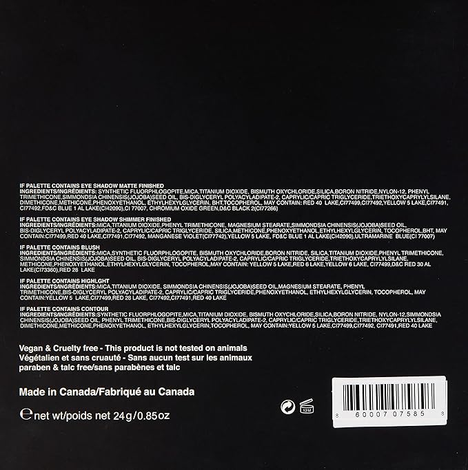 Luxe Light & Loaded Multi-Use Palette | 4-in-1, Eyeshadow, Blush, Contour, Highlight | Mix colors for Custom Blends | Includes Mirror and Dual Brush-VivaGrace Women