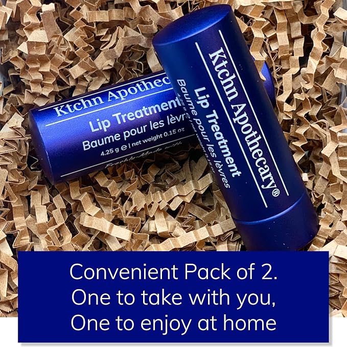 100% Natural Ultra-Hydrating Lip Balm & Conditioner-in-1 | Hydrate & Soften Dry/Chapped Lips | Silky Smooth, Never Waxy | Men & Women | Pack of 2-VivaGrace Women