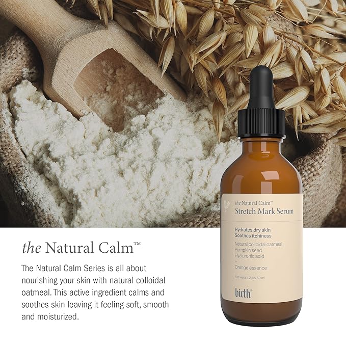 Birth Skincare Stretch Mark Serum for Pregnancy and Postpartum. Natural and safe for sensitive skin and all skin types. 𝐌𝐚𝐝𝐞 𝐢𝐧 𝐂𝐚𝐧𝐚𝐝𝐚, 2oz | 59 ml-VivaGrace Women