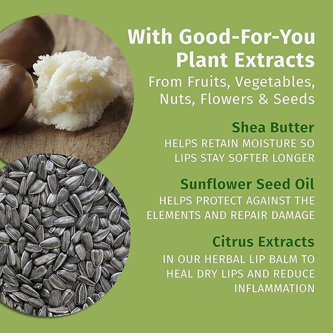 Hempz Holiday Lip Balm Trio Gift Set, Under the Mistletoe, Original Scent and Spun Sugar Vanilla Scent, Pack of 3-VivaGrace Women