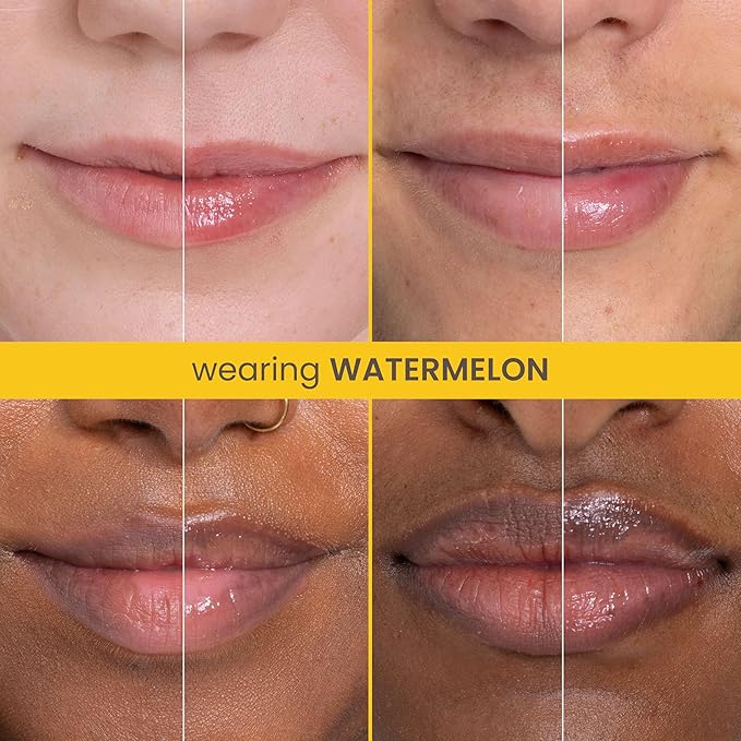 Burt's Bees Rescue Lip Relief, Watermelon, Hydrating Lip Balm for Dry Cracked Lips, with Responsbily Sourced Beeswax and Shea Butter, 100% Natural Origin, 1 Squeezy Tube, 0.35oz-VivaGrace Women