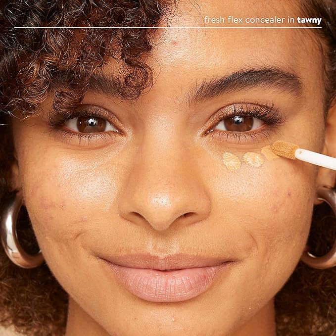 Honest Beauty Fresh Flex Concealer with Niacinamide + Vitamin E + Hyaluronic Acid | Vegan + Cruelty free | Tawny, 0.17 fl oz-VivaGrace Women