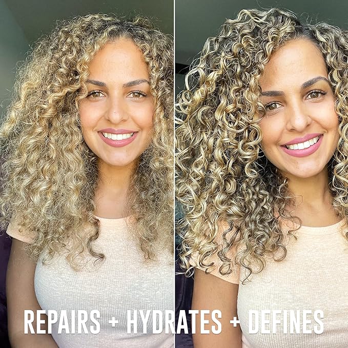 Love Ur Curls - Shampoo & Conditioner Set with All in One Curl Cream Styler for Curly Hair, 3 Step System for Repair and Moisturizing-VivaGrace Women