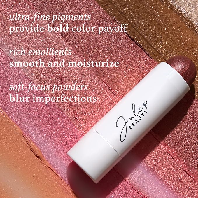 Julep Skip The Brush Cream to Powder Blush Stick - Sweet Peach - Blendable and Buildable Color - 2-in-1 Blush and Lip Makeup Stick-VivaGrace Women