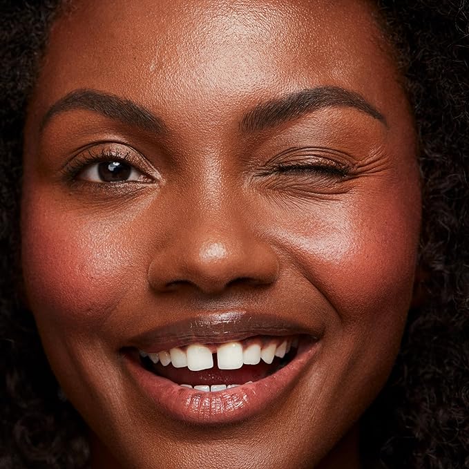 Saie Dew Blush - Lightweight Liquid Blush with a Blendable + Buildable Cream Finish - Dewy Cheek Tint with Doe Foot Wand Makeup Applicator - Warm Dusty Rose - Cutie (.40 oz)-VivaGrace Women