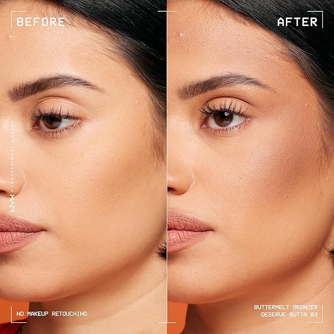 NYX PROFESSIONAL MAKEUP Matte Buttermelt Bronzer, Longwear Face Makeup with Up to 12 Hours of Wear, Vegan Formula - Deserve Butta-VivaGrace Women