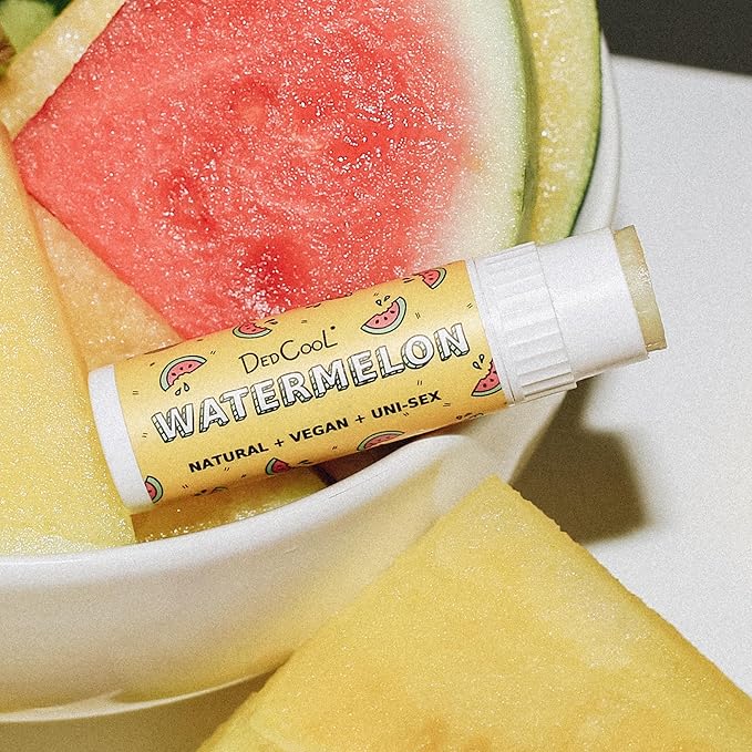 DedCool - Jumbo Vegan Lip Balm Stick | Clean, Non-Toxic Fragrance For All (Watermelon, 2 Pack)-VivaGrace Women