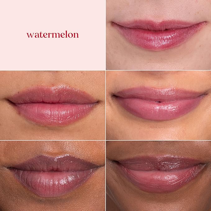 Burt's Bees Lip Shimmer Pink Collection, Tinted Lip Balm Stick, Moisturizing for All Day Hydration with Natural Glowy Pigmented Finish & Buildable Color, 3 Shades; Value Pack, 3 Tubes x 0.09 Oz-VivaGrace Women