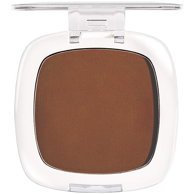 L'Oreal Paris Age Perfect Creamy Powder Foundation Compact, 370 Mahogany, 0.31 Ounce-VivaGrace Women