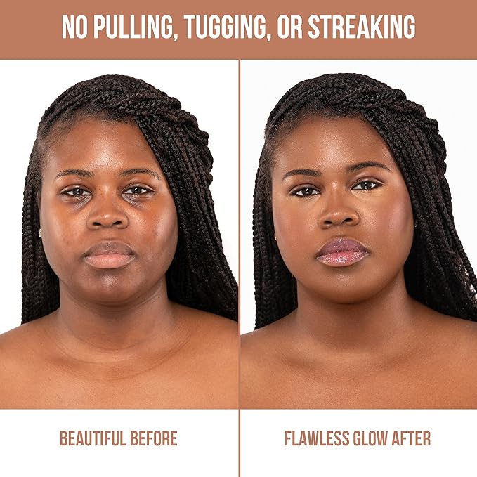 Glamazon Second to None Foundation Stick, Bronze Sable, Light-to-Full Coverage, Weightless Makeup With a Glowy Natural Finish-VivaGrace Women