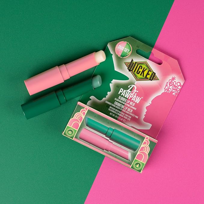 Dr. PawPaw Wicked Enchanting & Glimmer Lip Balm Duo - Moisturizing, Tinted Lip Balm for Women - Vegan, Nourishing, Hydrating - 2 pc-VivaGrace Women